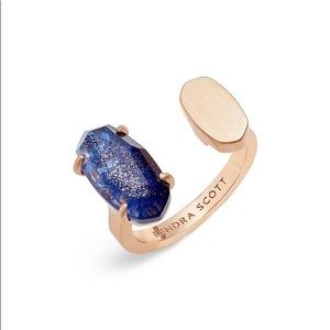 Kendra Scott Pryde Ring Navy Dusted Glass